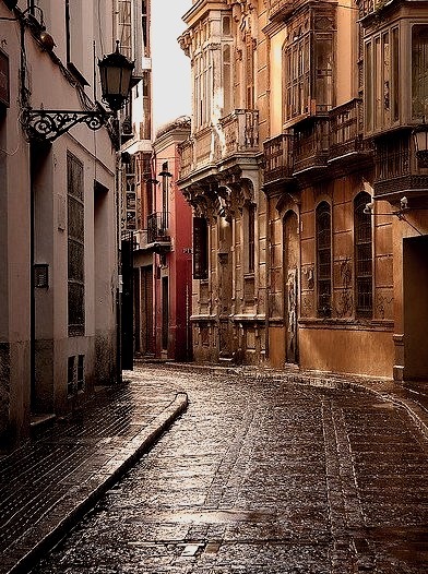 Ancient Street, Malaga, Spain