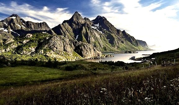 by weesam2010 on Flickr.Late evening in the Lofoten Islands, Arctic Norway.