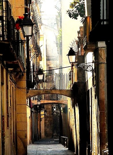 Side Street, Barcelona, Spain