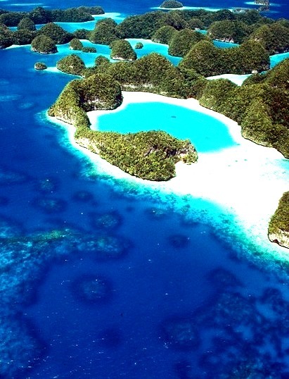 The Rock Islands in Palau, Micronesia