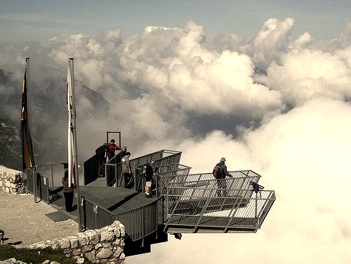 Five Fingers viewing platform on Krippenstein Mountain, Austria