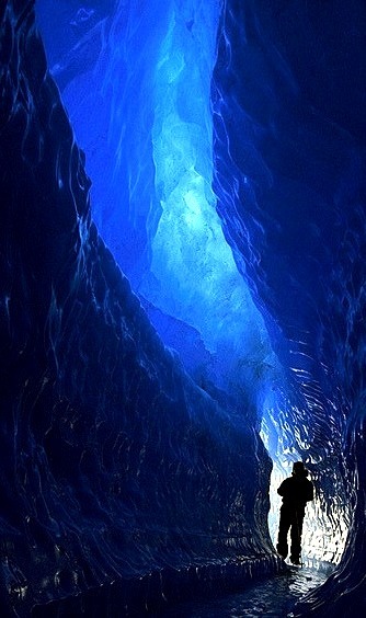 The Blue Tunnel, Queen Maud Land, Antarctica