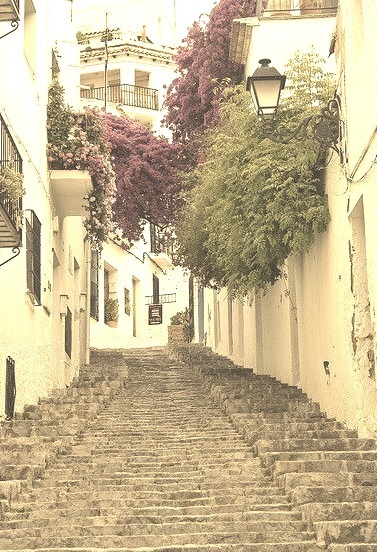 Picturesque alleys of Altea, Comunidad Valenciana / Spain
